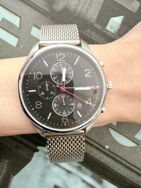 Michael Kors MK8644 Merrick Silver-Tone Mesh Watch